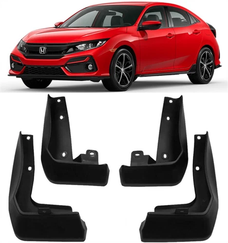 Genuine Set Splash Guards Mud Flaps For 2017-2021 Honda Civic Sport Hatchback - 第 1 张/共 9 张