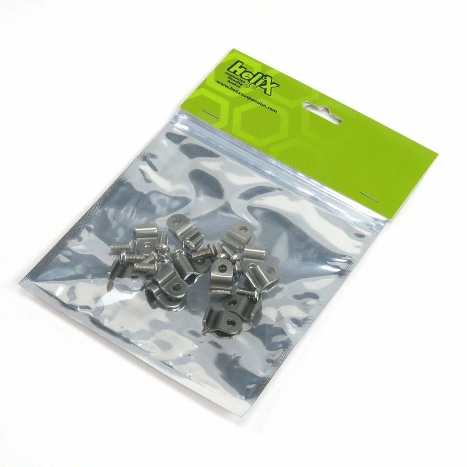 Abrazaderas de una sola línea de 3/8" - acero inoxidable para 1980 - 1999 la mayoría de los autos y camionetas GM Foto 2 de 4