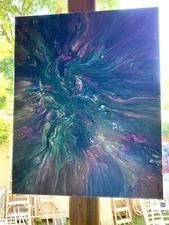 fluid art paintings original