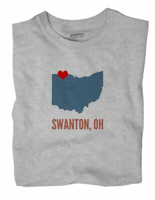 #ad #ad Swanton Ohio OH T Shirt HEART $18.99
