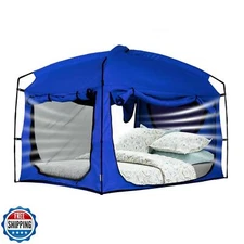 Bed Tent,Portable Bed Canopy,Queen Size Privacy Bed Drapes,90% Blackout for K