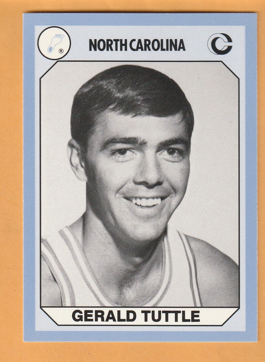 Gerald Tuttle North Carolina Tar Heels 1990 Card #116 London Kentucky 11G