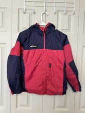 Columbia Windbreaker Girls Sz L Pink Outdoors Hiking Fall