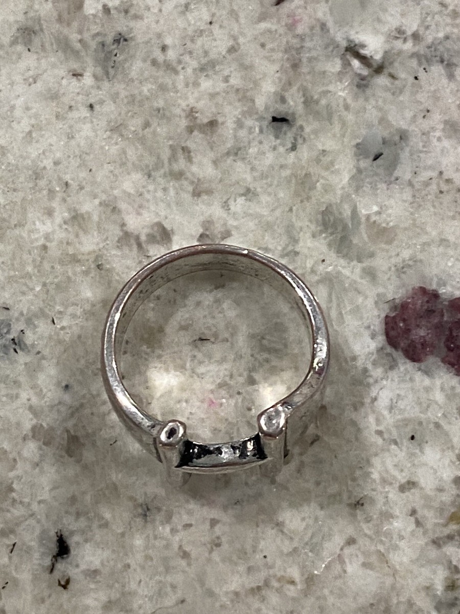Sterling Silver 925 Personalized H Ring, Size 7.25 | eBay