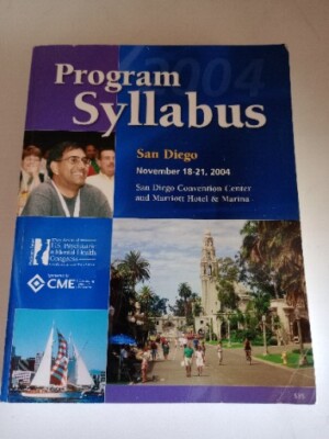 Program Syllabus San Diego Psychiatric Mental Health Congress, CME. 2004