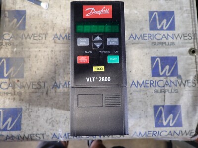 DANFOSS VLT 2800 195N1029 INVERTER DRIVE VLT2811PT4B20STR0DBF10A00 3 Phase 480v