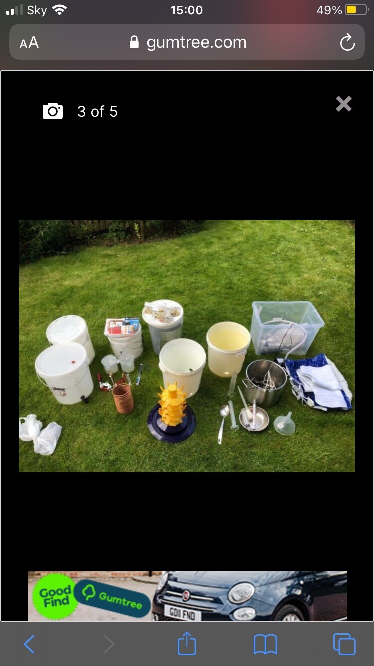 Home brewing equipment eBay
