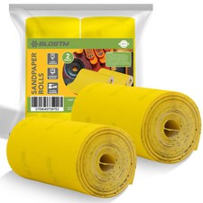 Image of BLOSTM Sandpaper 120 Grit & 180 Grit Professional Finish Multi Use 5m Rolls