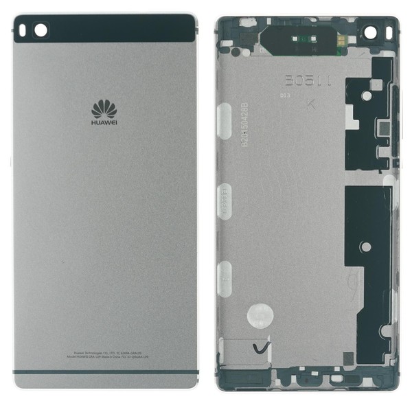 Original Huawei Ascend P8 Back GehäUse Rahmen Cover Schwarz Black-image