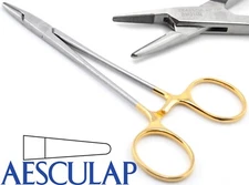 AESCULAP BM014R Durogrip Webster Smooth TC Tungsten CarbBite Needle Holder 5.1/8