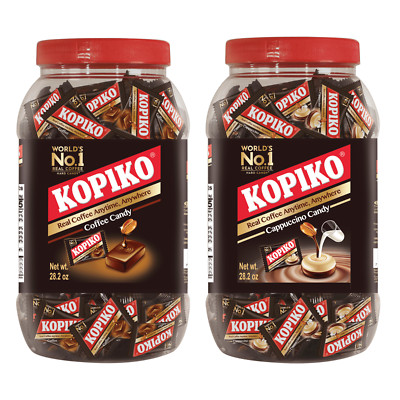 Kopiko Coffee/Cappuccino Candy 28.2 oz Jar Hard Coffee Candy by US SELLER