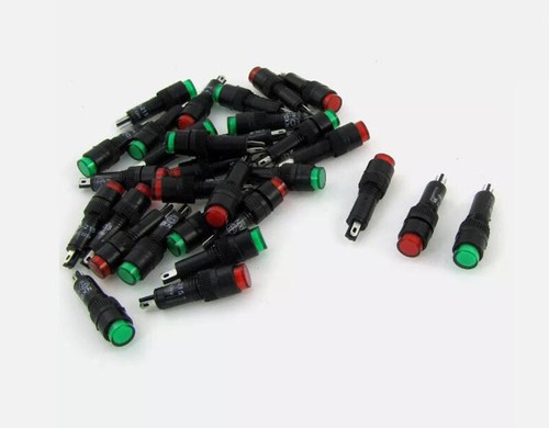 8mm Kontrollleuchte Lampe Birne Pilot Armaturenbrett Signalleuchte Lampe 3V-380V - Bild 4 von 13