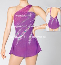 044 lce Skating Dress Girls Competition Figure Skating Dresses Costume