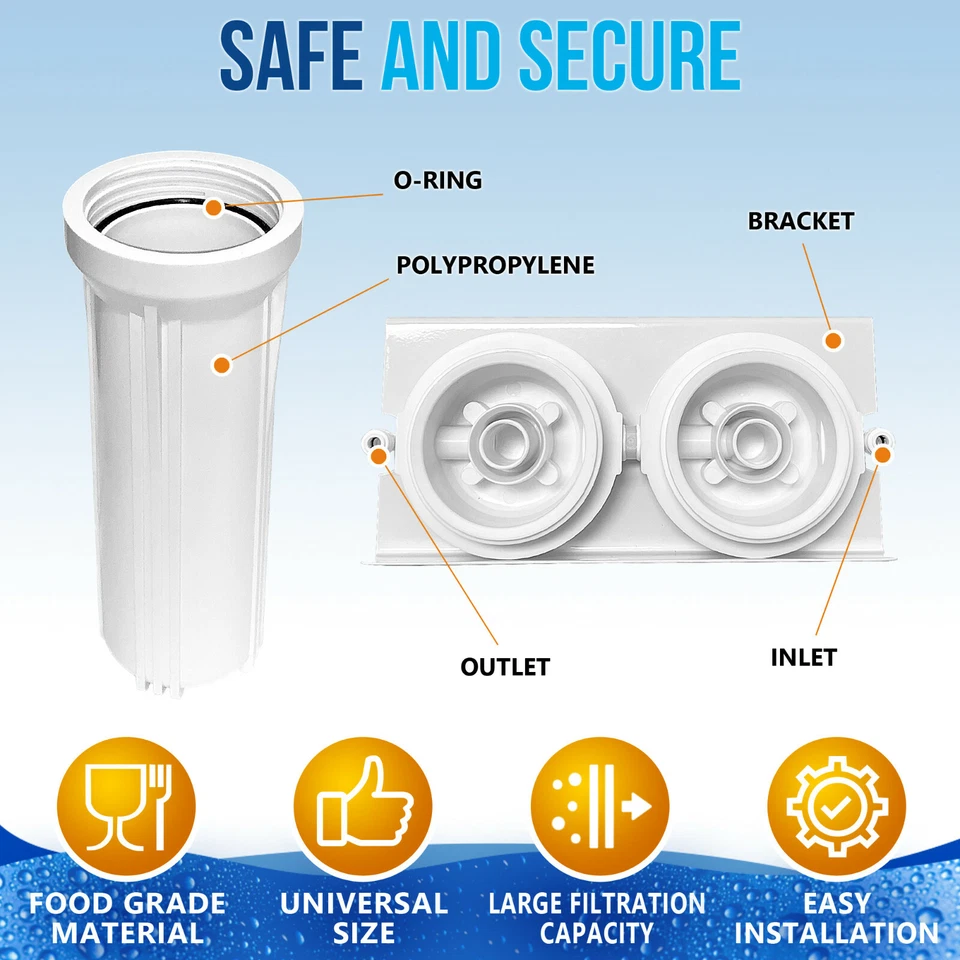 2 Stage Under Sink Drinking Water Filtration Unit: and Yearly Supply of Filters - Image 3 of 4