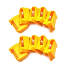 10-Pack Battery Dock Mount Holder for Dewalt 18V/20V/60V & Milwaukee Batteries