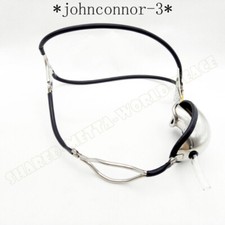 Male Chastity Belt Internal Cage with Tube Lockable Adjustable Device Plug Bead