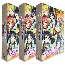 LOVE LIVE! Complete Boxset Vol. 1-102 End + 2 Movies Anime DVD English Version