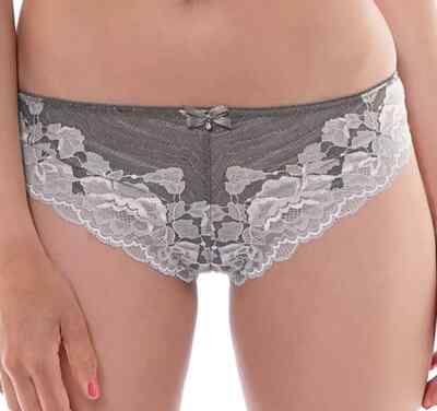 Fantasie Marianna Brazilian Slip M 12 14 Silber Grau Schlüpfer Dessous 9205 Neu