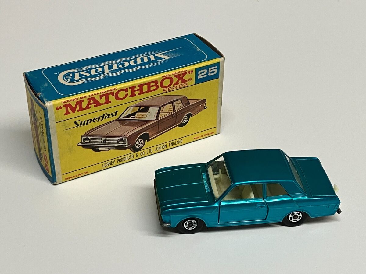 vintage 1970 MATCHBOX Superfast 25D FORD CORTINA GT in Original Box ~ MINTY | eBay vintage 1970 MATCHBOX Superfast 25D FORD CORTINA GT in Original Box ~ MINTY | eBay