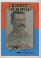1980 SSPC Baseball Immortals 1st Printing MLB Logo Mike King Kelly #36 HOF 0q3
