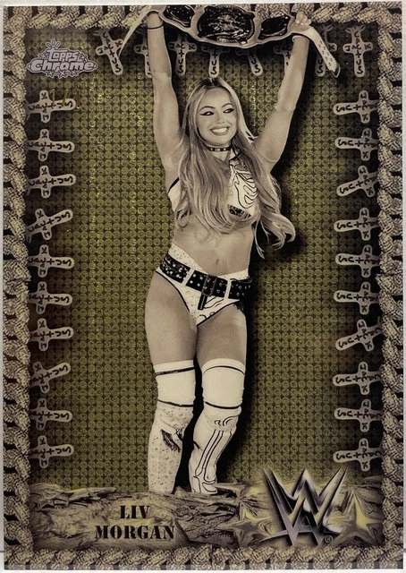 Liv Morgan 1/1 Superfractor Trance Tactician Topps Chrome WWE x Cactus Jack 2025