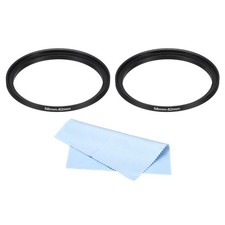 58mm-62mm Step Up Ring Camera Lens Filter Adapter Ring Filter with Cloth