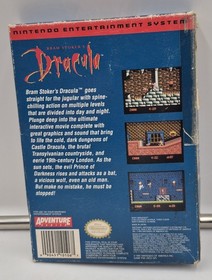 BRAM STOKER'S DRACULA NINTENDO NES VIDEO GAME CIB COMPLETE WITH MANUAL VERY RARE