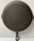 Griswold small logo NO. 9 710 F Cast Iron Skillet Cleaned, Has a Crack & Pits