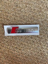 AUDI S LINE WING BADGE For A1 A3 A4 A5 A6 Q5 TT Quattro Sport Back