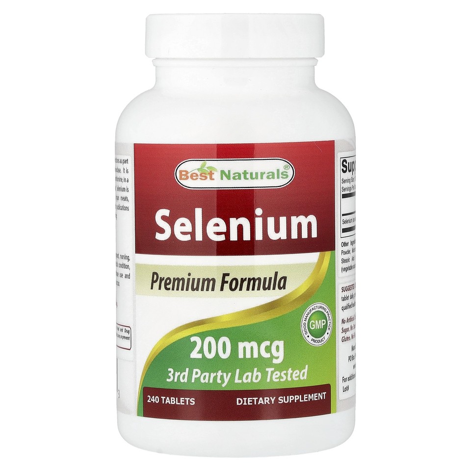 Selenium, 200 mcg, 240 Tablets