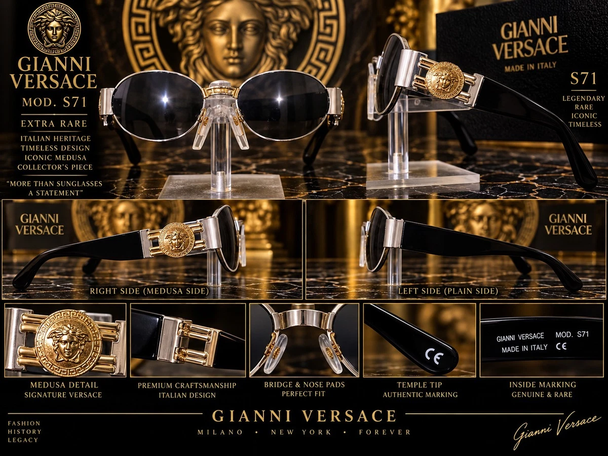 25+ Versace Medusa Sunglasses Vintage for sale | Updated Oct 2026