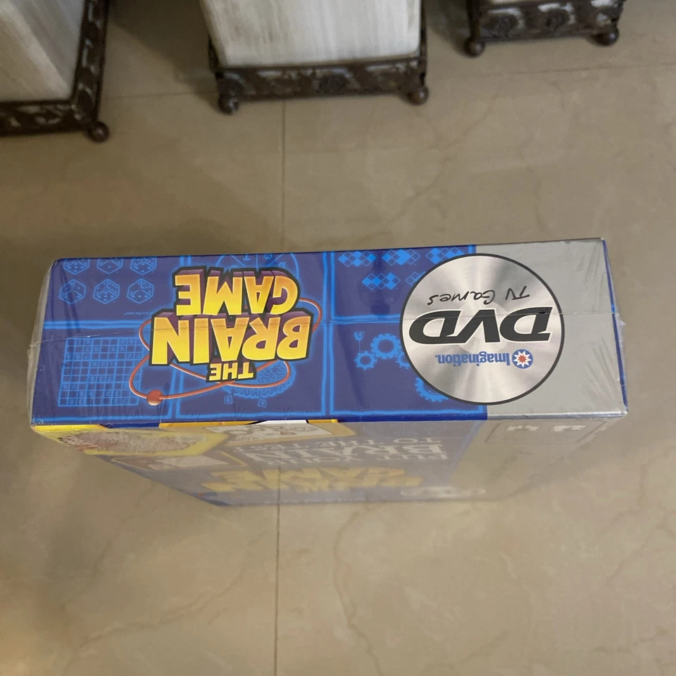 NEW/SEALED  "The Brain Game" Interactive Multiplayer DVD Quiz Game w Scorepad - Image 4 of 4