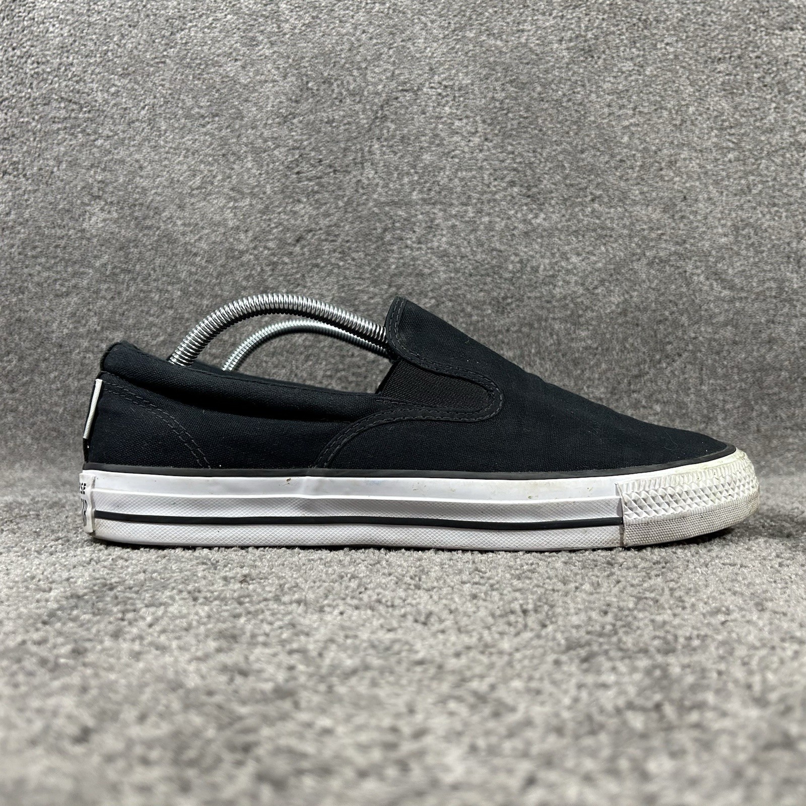 Converse CT All Star Double Gore 167941F Mens Size 11 Black Canvas Slip On Shoes