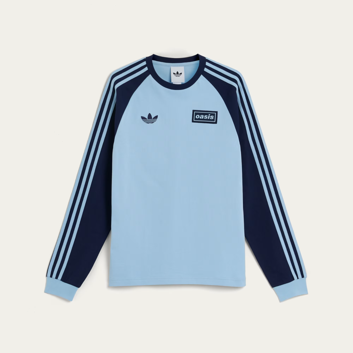 adidas X Oasis Originals Men Tour 3-Stripes Long Sleeve T-shirt