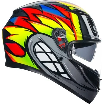 *ENVÍO GRATUITO* CASCO AGV K3 BIRDY 2.0 GRIS/AMARILLO ELIGE TU TALLA Foto 2 de 4