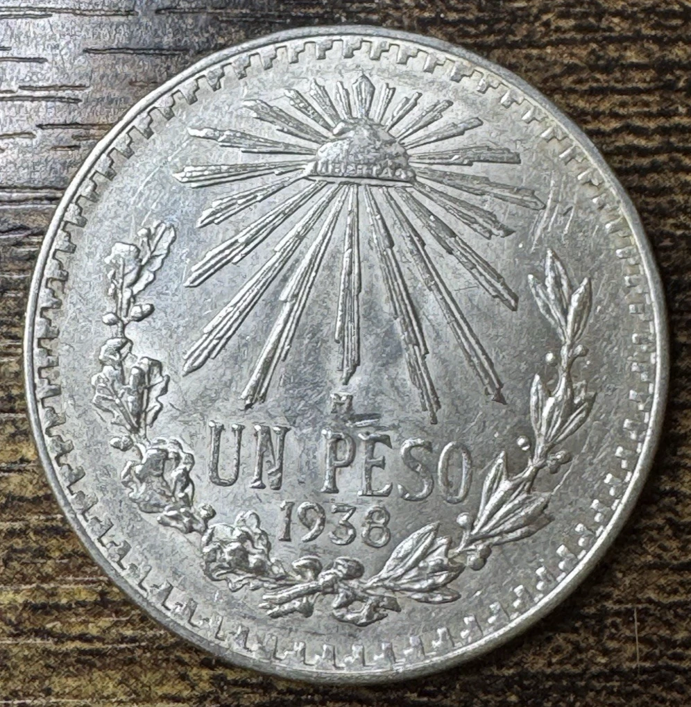1 Peso 1938 Year Silver Mexican Coins (1905-Now) for sale | eBay