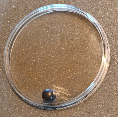 Deckglas Ersatz für VDO Sumlog II und SL mit Rückstellknopf 85mm E43 003 002 neu