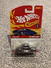 2006 Hot Wheels Classics Series 2 19/30 ‘40 Ford Coupe Chrome Variant 5spk Wheel