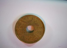 Spain 1990 25 Pesetas Barcelona 1992 Olympic (25 Pesetas holed type) Coin