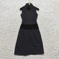 DOLCE & GABBANA Wool Sleeveless High Neck Dress Black Silk Lining 40 DG0426449