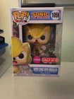 Funko Pop Plus Sonic The Hedgehog Super Sonic With Emeralds 1059 Flocked Ex