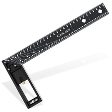 Precision Multi-Angle Measuring Ruler,10°-90° Combination Framing Square with...