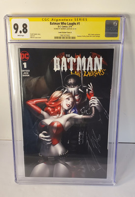 CGC 9.8 SS BATMAN WHO LAUGHS #1 Louw ''A'' Minimal Variant KRS Harley Quinn