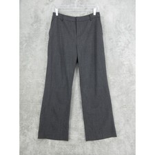 Ralph Lauren Pants Women 8 Petite Wool Blend Trouser Office Career Pockets Gray