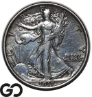 1917 Walking Liberty Half Dollar, Details