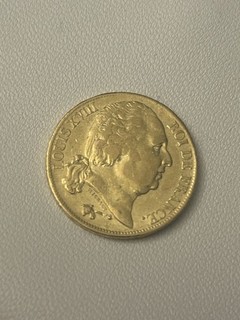 Pièce rare de 20 francs Or Louis XVIII 1819A