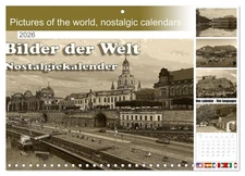 Pictures of the world, nostalgic calendars (Monthly Wall Calendar 2026 11.7 x 16