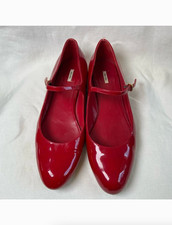 Miu Miu Patent Leather Mary Jane Flats