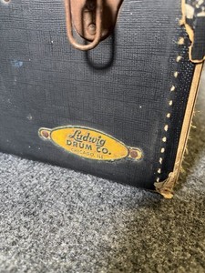 Vintage Ludwig Drum Co Storage Hard Case Carrier Chicago, ILL