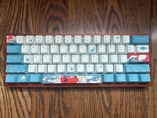 Custom Wooden Keyboard Japanese Style Keycaps